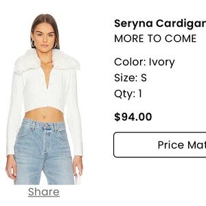 REVOLVE Ivory Seryna Cardigan